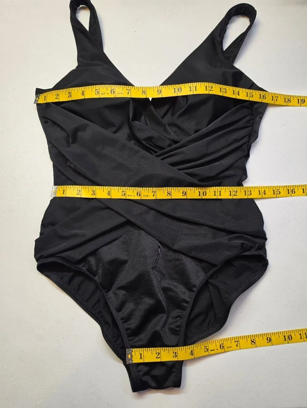 Miraclesuit Women's Illusionists Crossover One Piece Swimsuit in Black